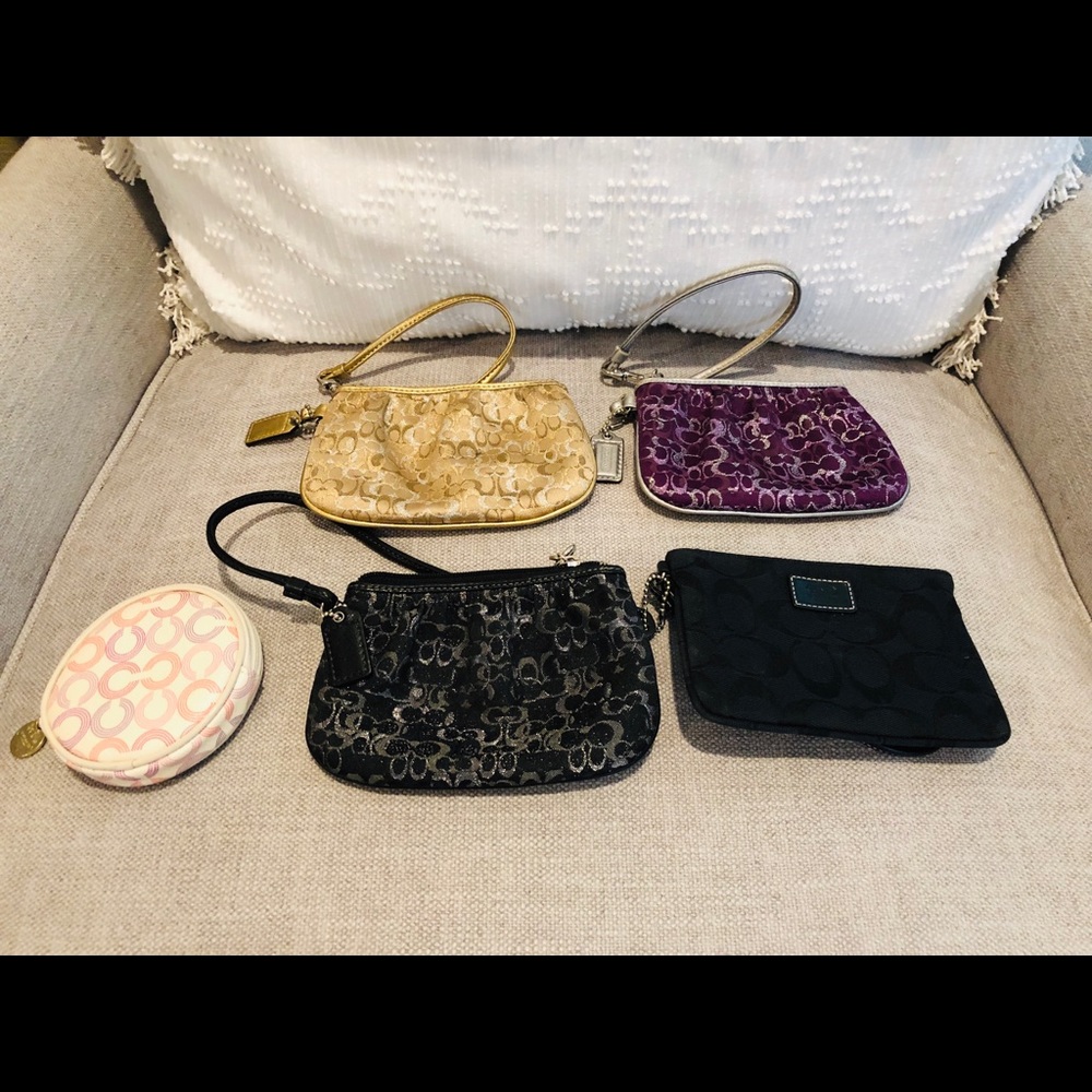 authentic Coach wristlets